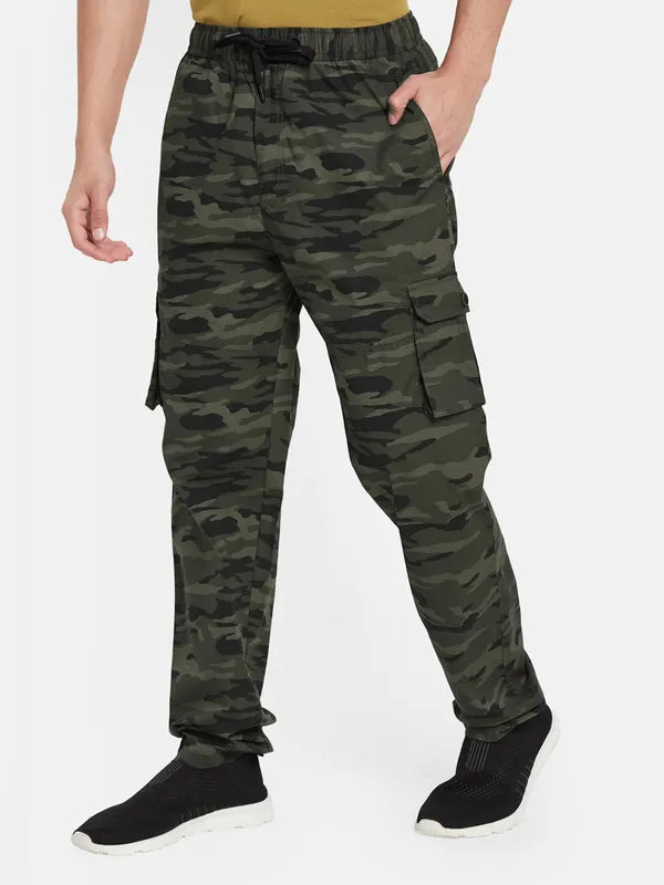 Camouflage Print Lower With Cargo Pockets