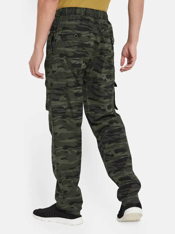 Camouflage Print Lower With Cargo Pockets