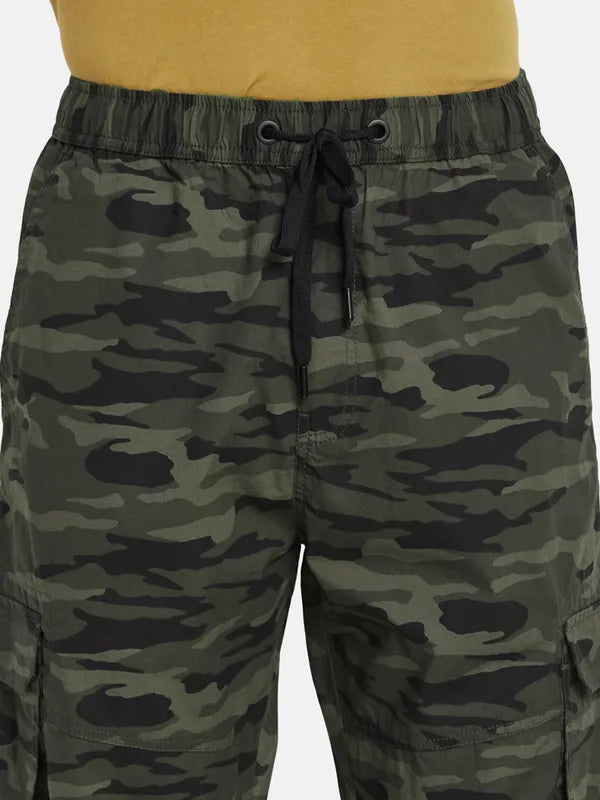 Camouflage Print Lower With Cargo Pockets