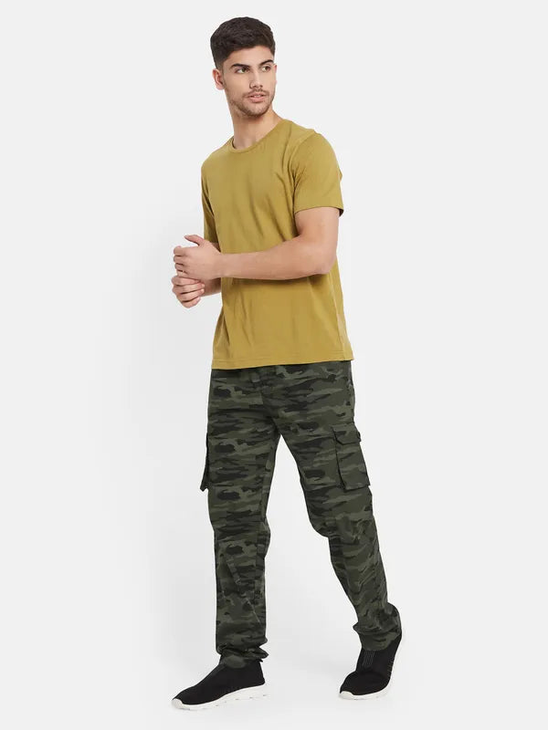 Camouflage Print Lower With Cargo Pockets