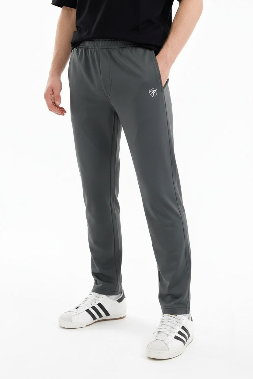 Men Regular Fit Brand Logo Training Track Pants
