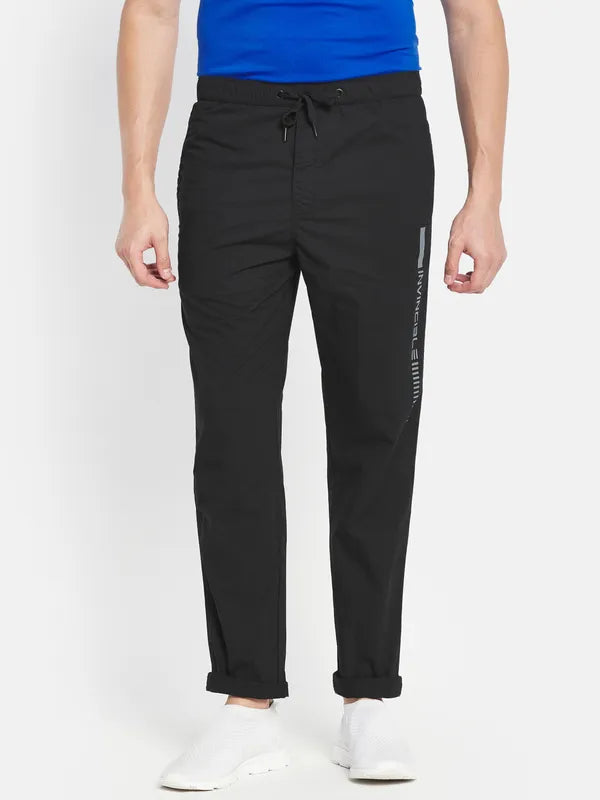 Men Black Trackpants