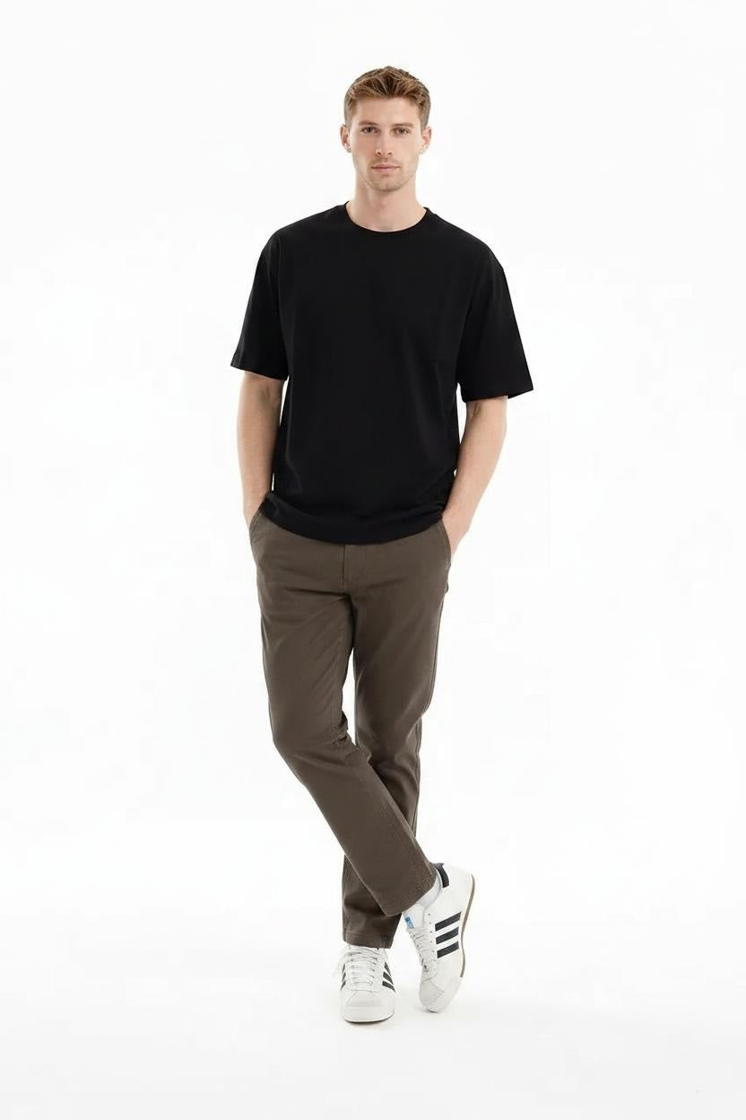 Men Coffee Regular Fit Track Pants