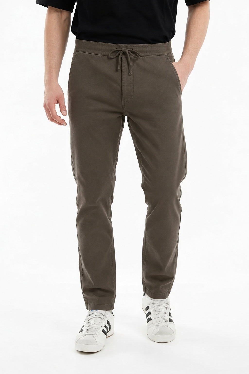 Men Coffee Regular Fit Track Pants