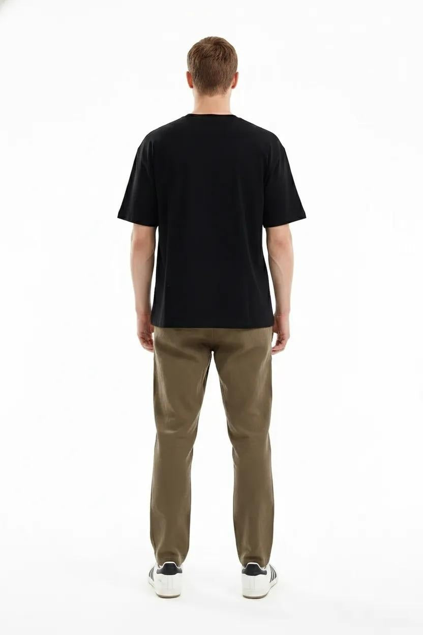 Men Duck Regular Fit Linen Cargos