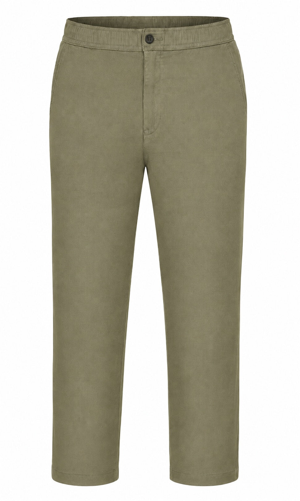 Men Light Olive Regular Fit Track Pants