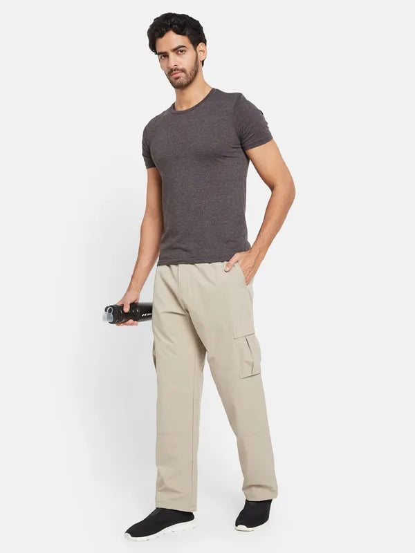 Octave Men Mid-Rise Cotton Track Pants