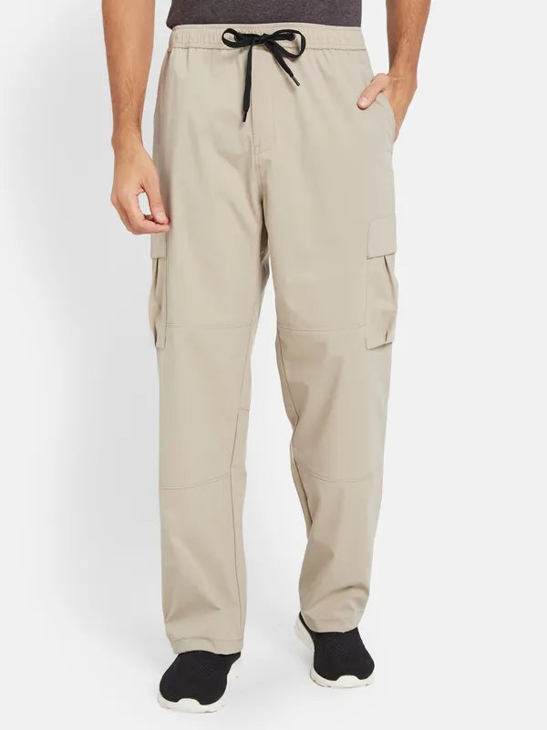 Octave Men Mid-Rise Cotton Track Pants