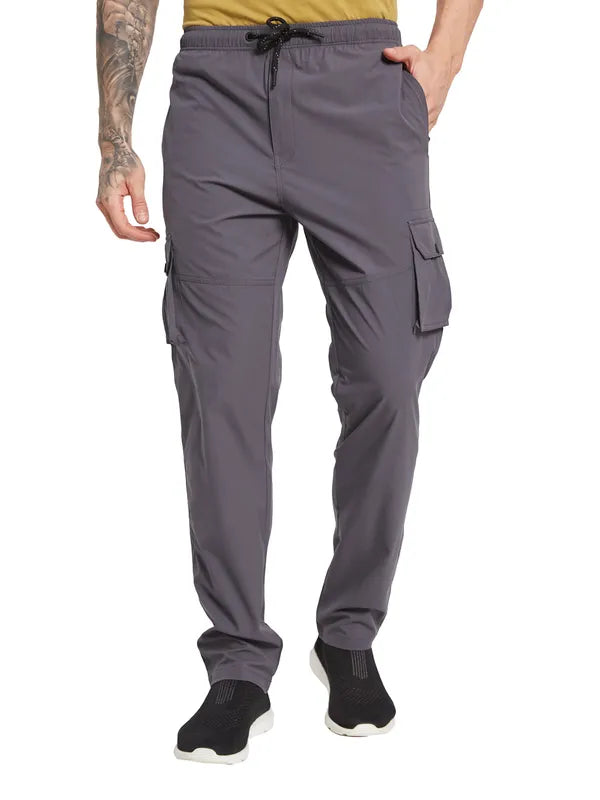 Octave Men Cotton Mid Rise Track Pant