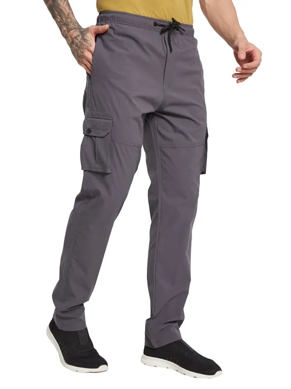 Octave Men Cotton Mid Rise Track Pant