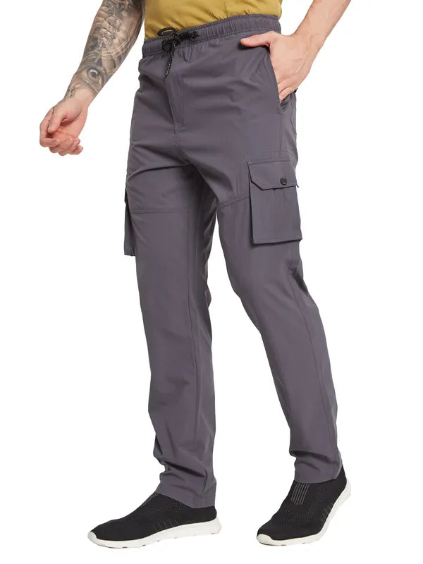 Octave Men Cotton Mid Rise Track Pant