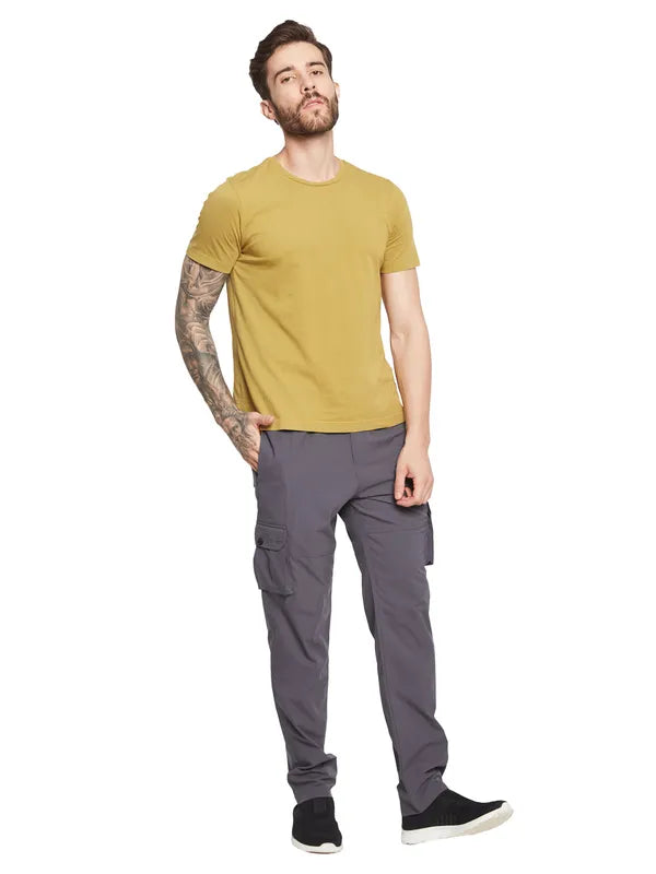 Octave Men Cotton Mid Rise Track Pant