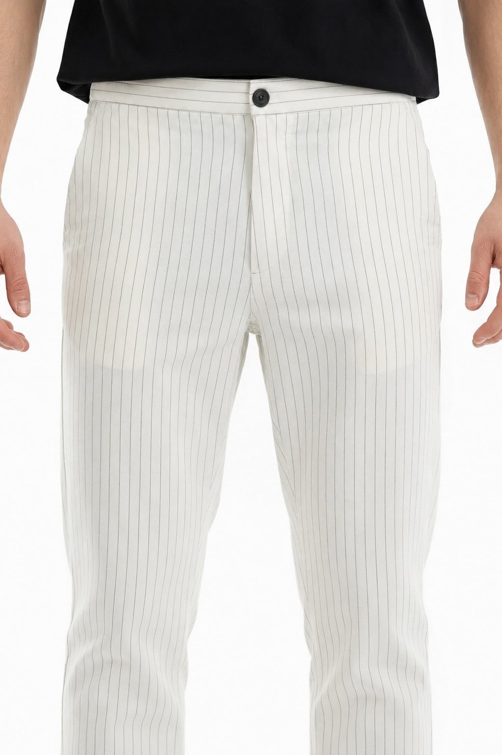 Men Regular Fit Striped Track Pants