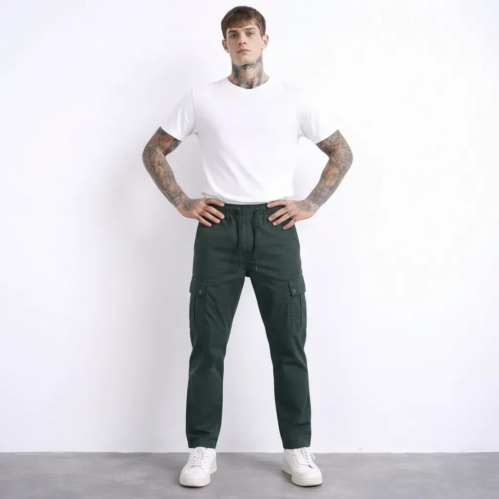 Men Solid Regular Fit Track Pants