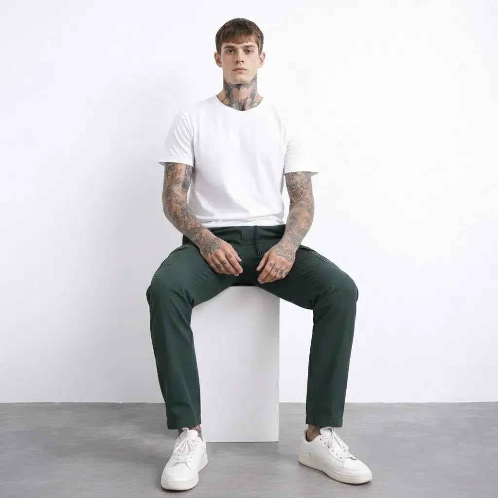 Men Solid Regular Fit Track Pants