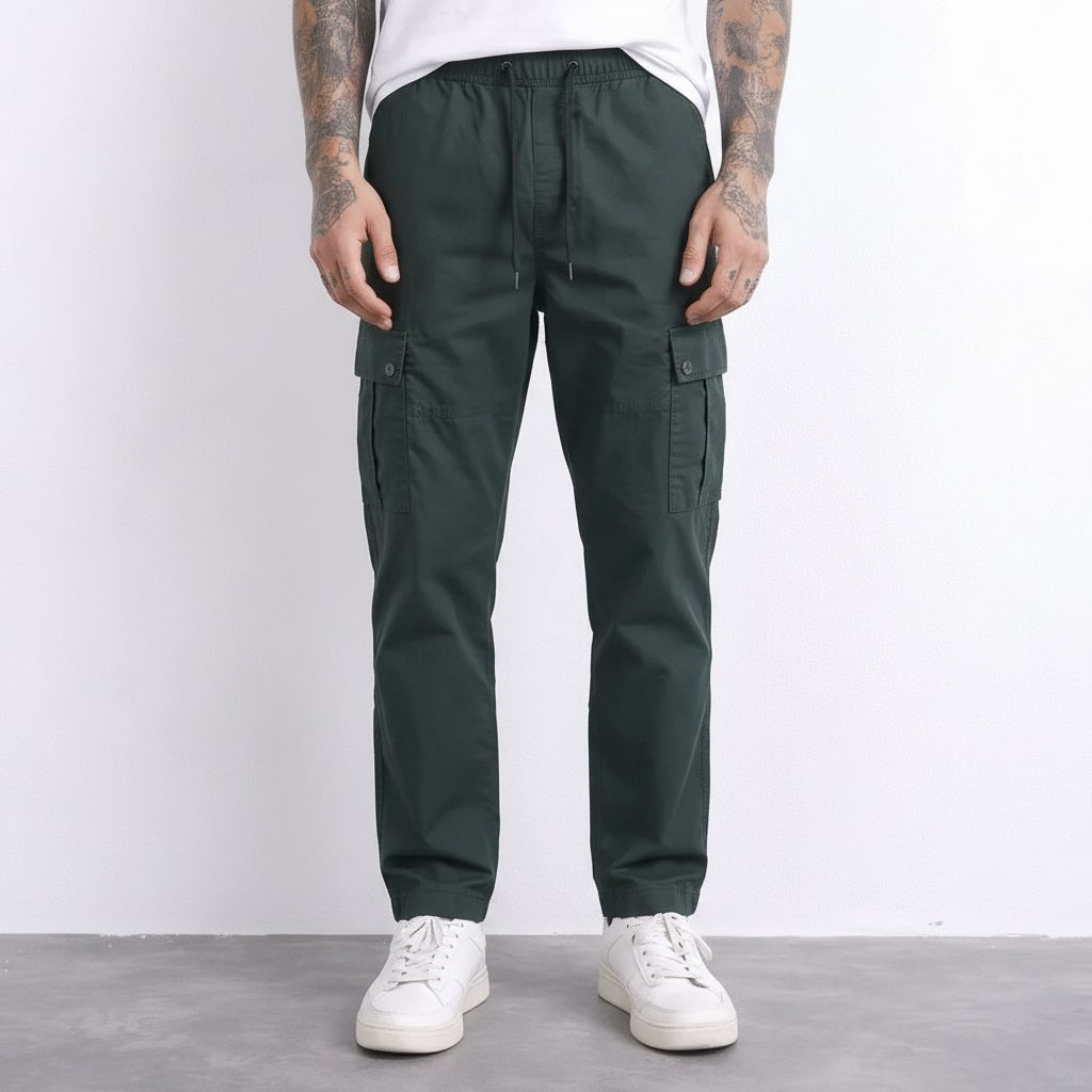 Men Solid Regular Fit Track Pants