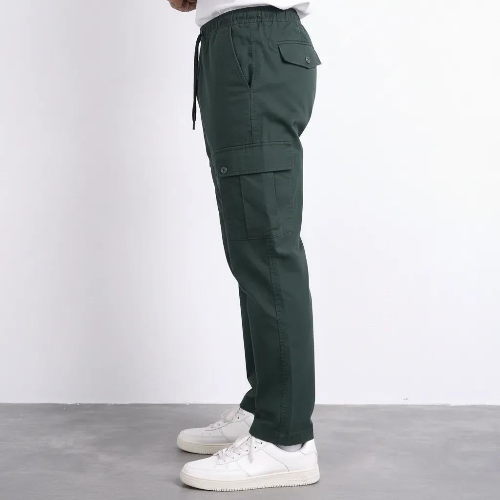 Men Solid Regular Fit Track Pants