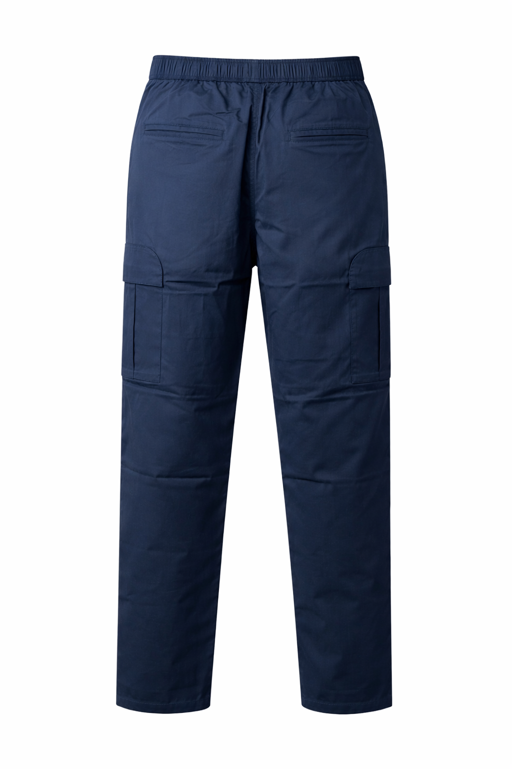 Men Navy Solid Regular Fit Track Pants