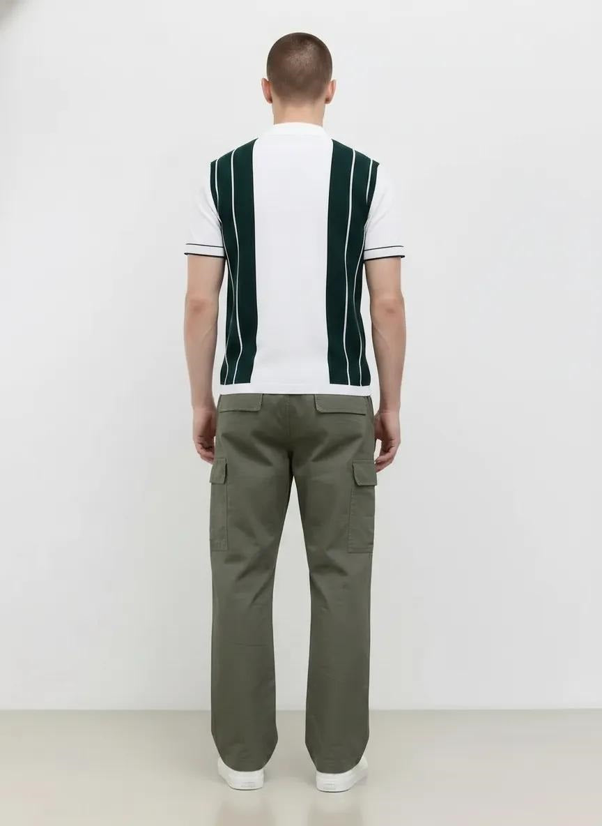 Men Regular Fit Cotton Cargos