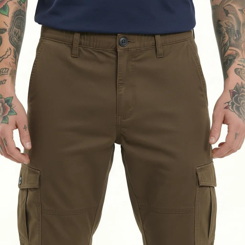 Men Duck Solid Regulr Fit TrackPant
