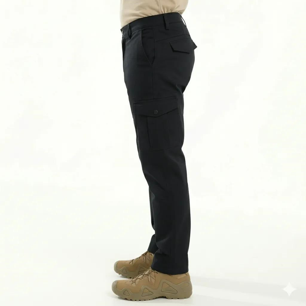 Men Navy Solid Regular Fit Track Pants