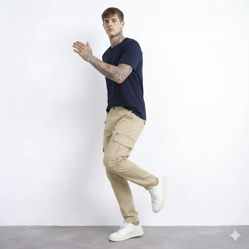 Octave Sand Men Regular Fit Track Pants