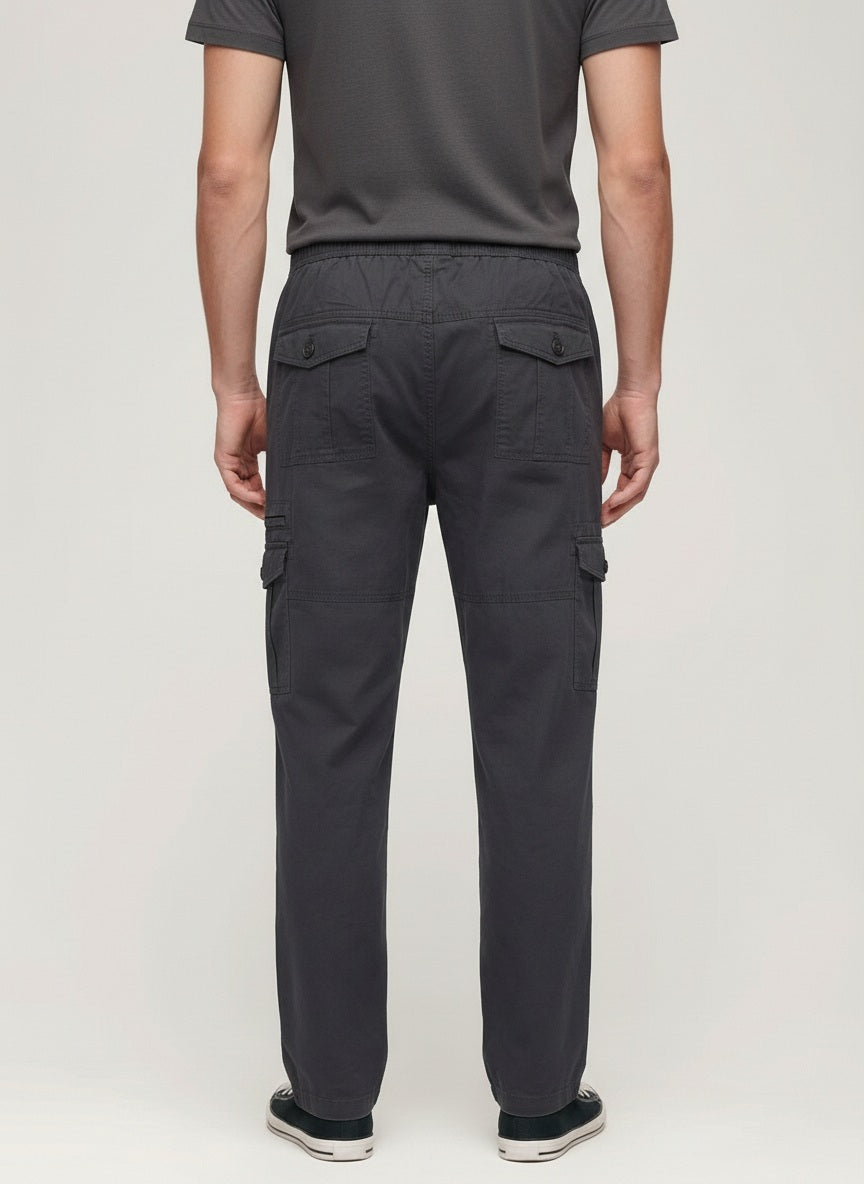 Men Solid Trackpants