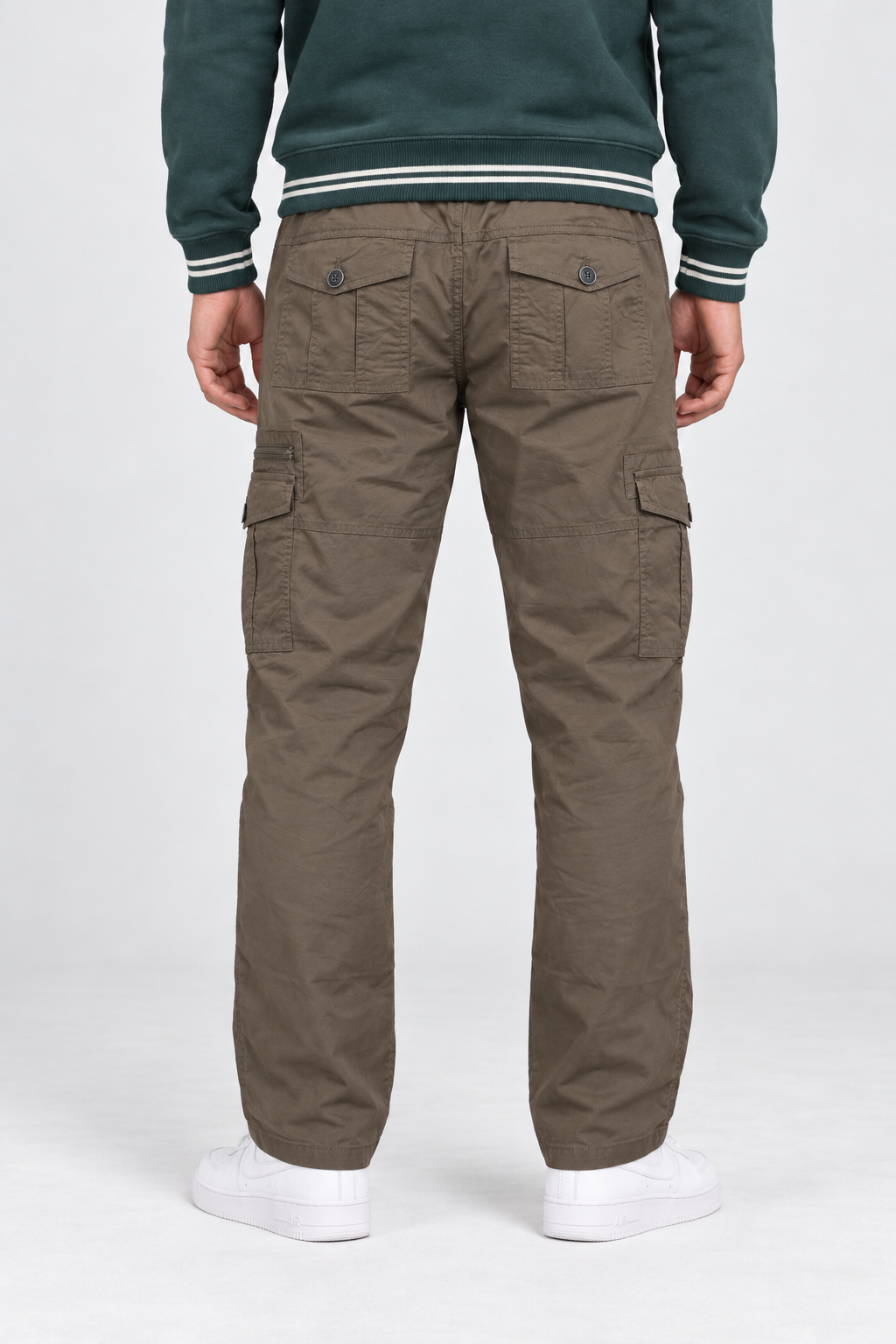 Men’s Regular Fit Woven Cargo Lower – Duck