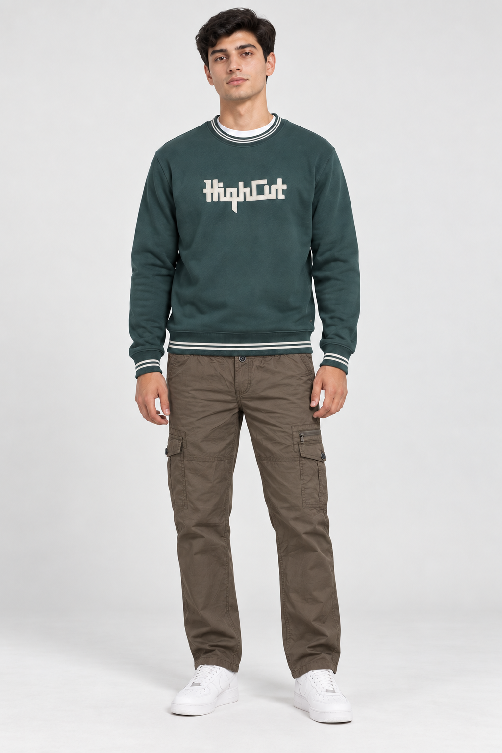 Men’s Regular Fit Woven Cargo Lower – Duck