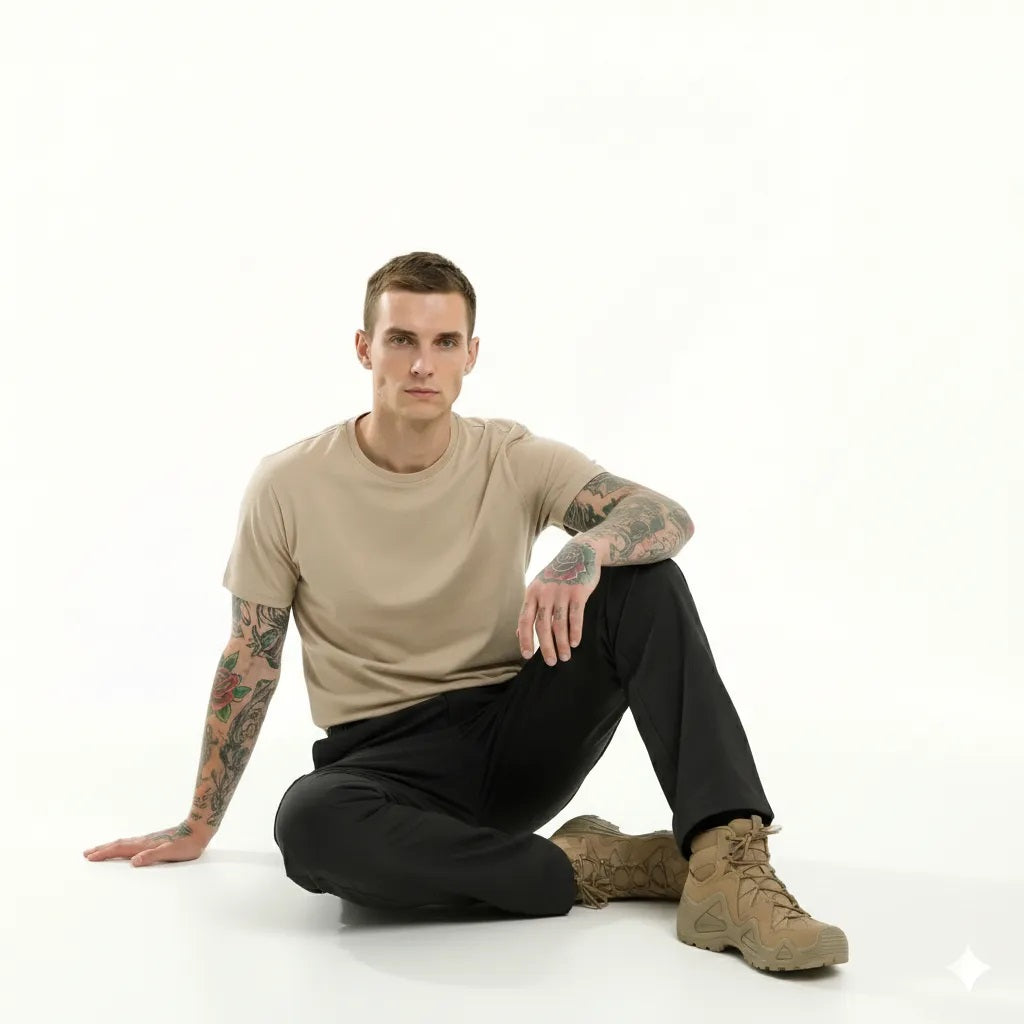 Men Black Solid Regular Fit Track Pants