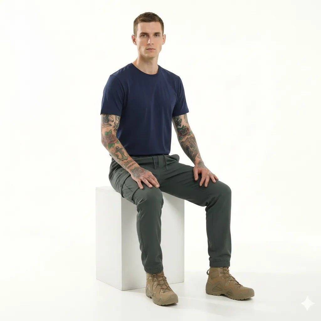 Men Gun Metal Solid Regular Fit Track Pants