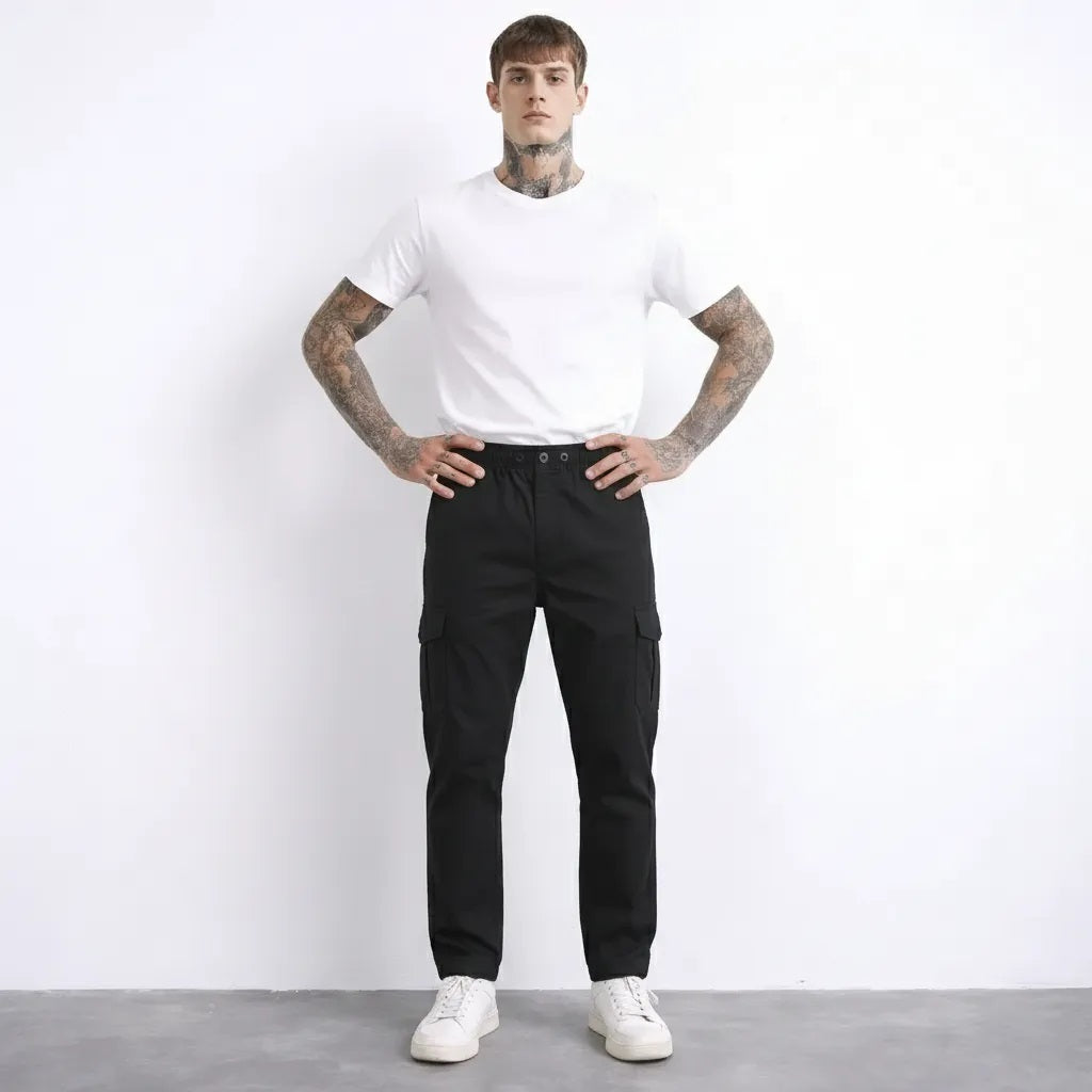 Men Olive Solid Regular Fit Track Pants