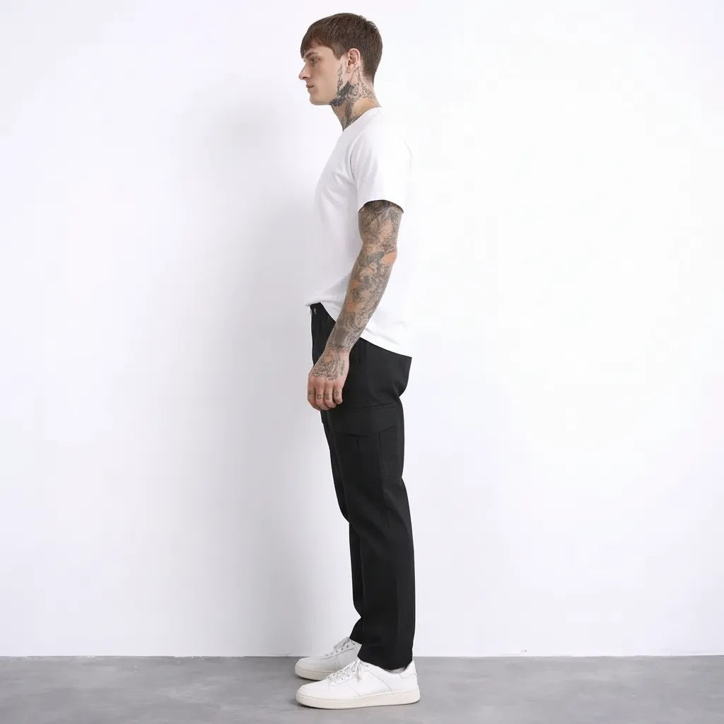 Men Olive Solid Regular Fit Track Pants