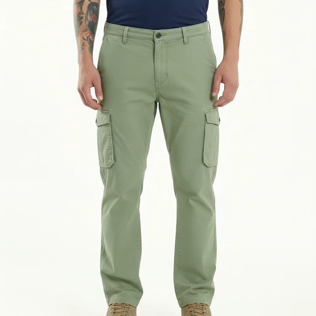 Men Sage Solid Regular Fit Track Pants