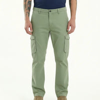Men Sage Solid Regular Fit Track Pants