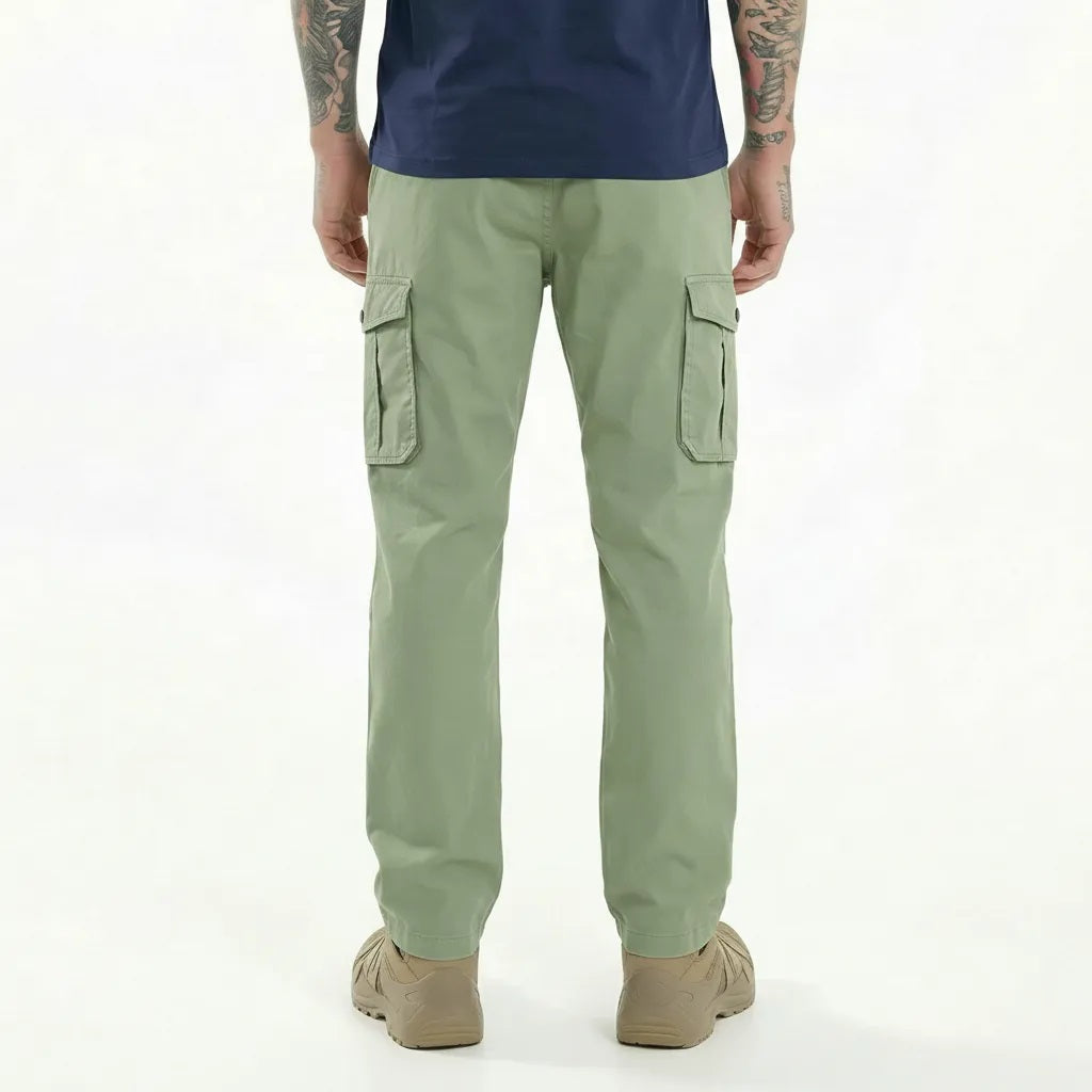 Men Sage Solid Regular Fit Track Pants