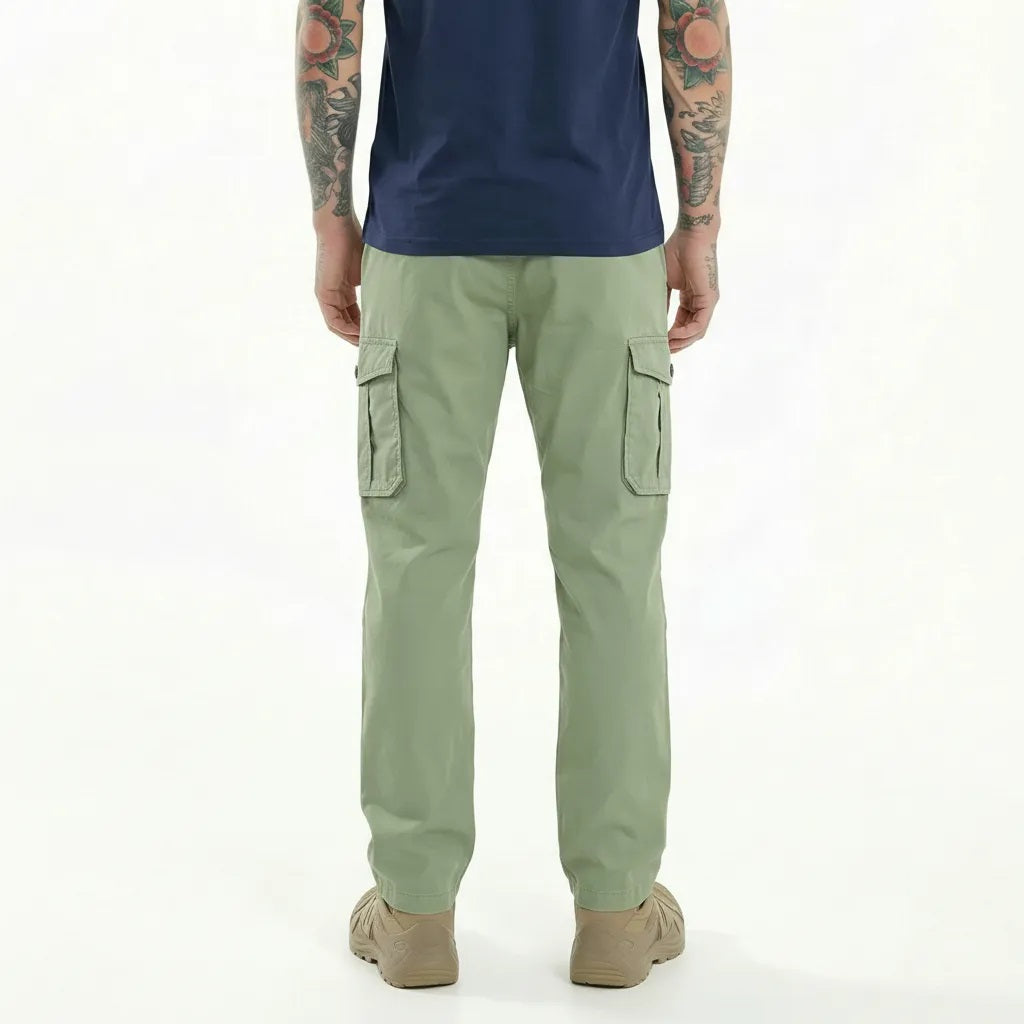 Men Sage Solid Regular Fit Track Pants