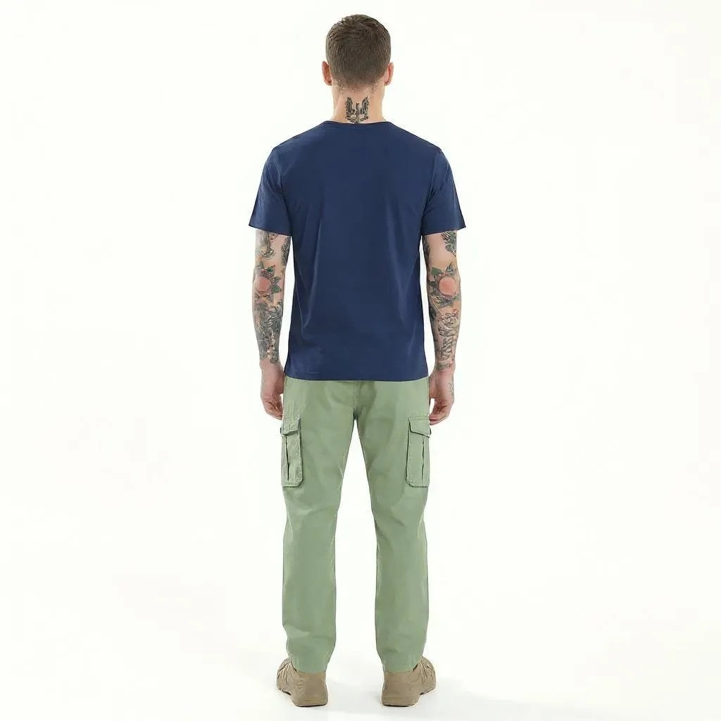 Men Sage Solid Regular Fit Track Pants