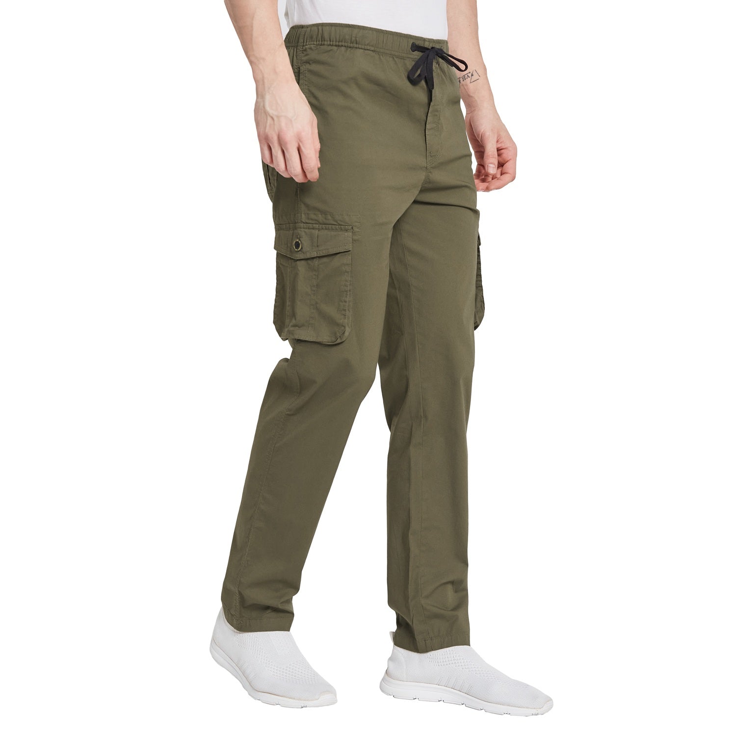 Men Mid-Rise Cargos
