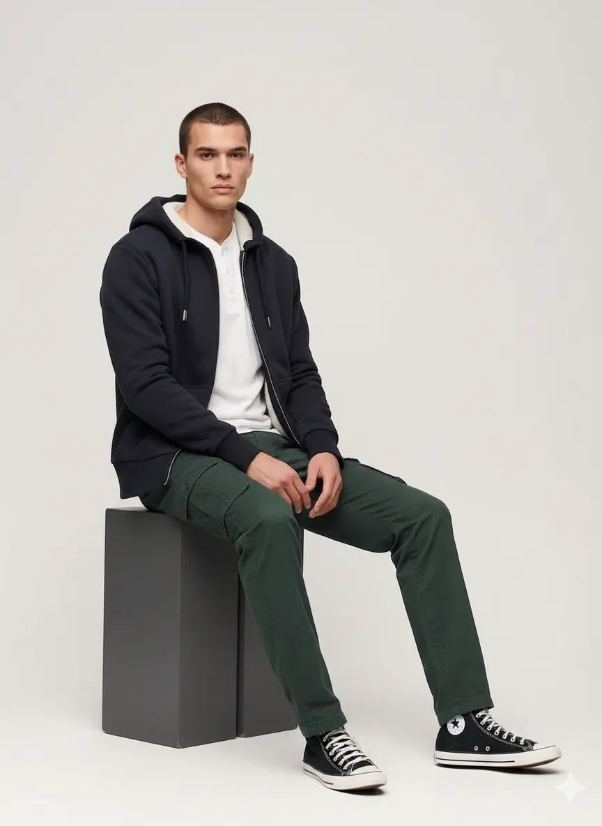 Men Solid Trackpants