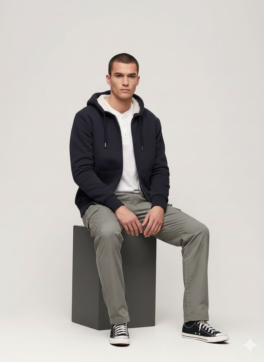 Men Solid Trackpants