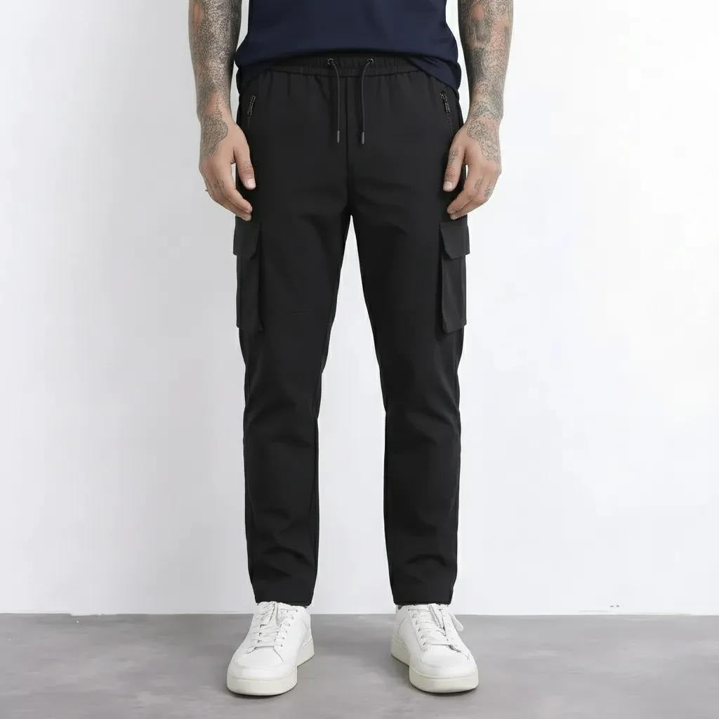 Men Regular Fit Cotton Cargos