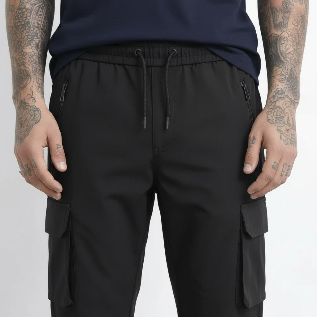 Men Regular Fit Cotton Cargos