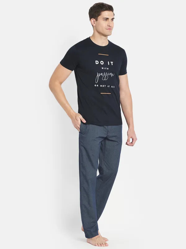 Men Navy Lounge Wear