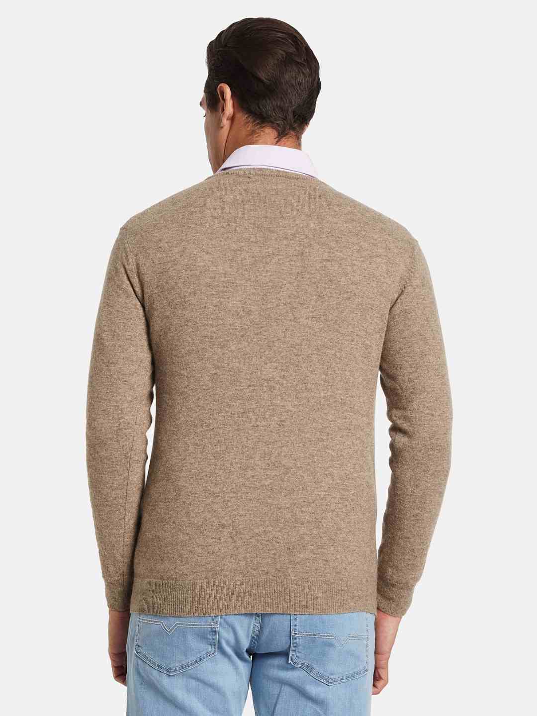 METTLE Men Woollen Pullover