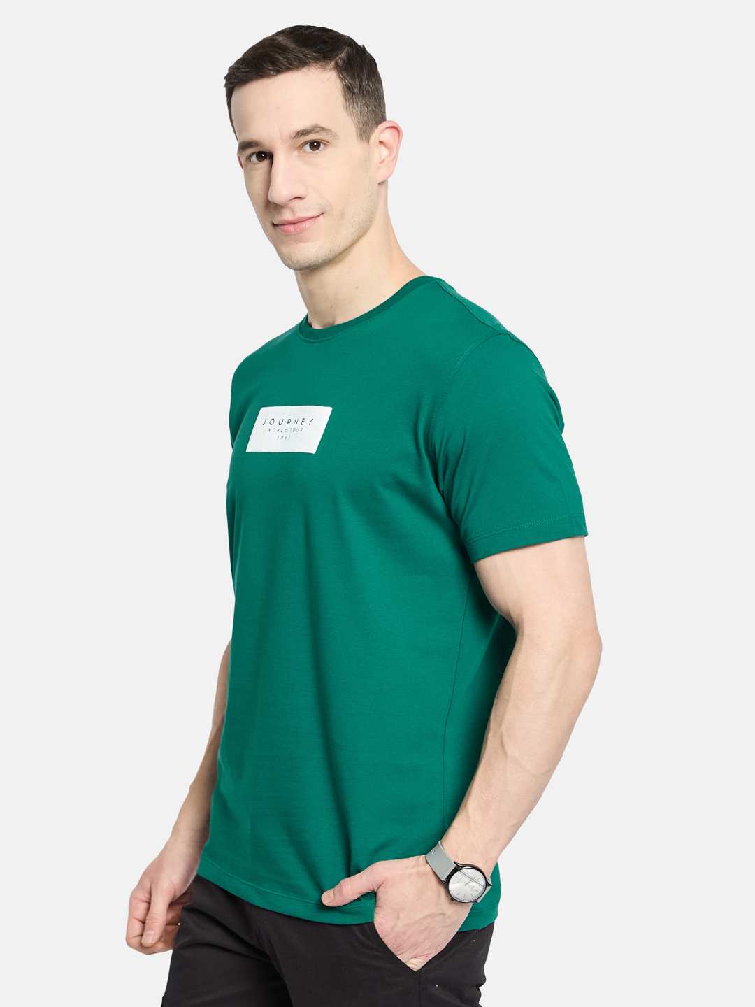 Octave Men Printed T-shirt
