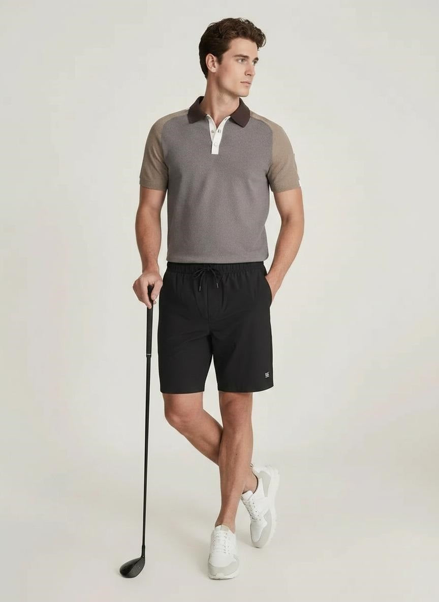 Men Black Sports Shorts