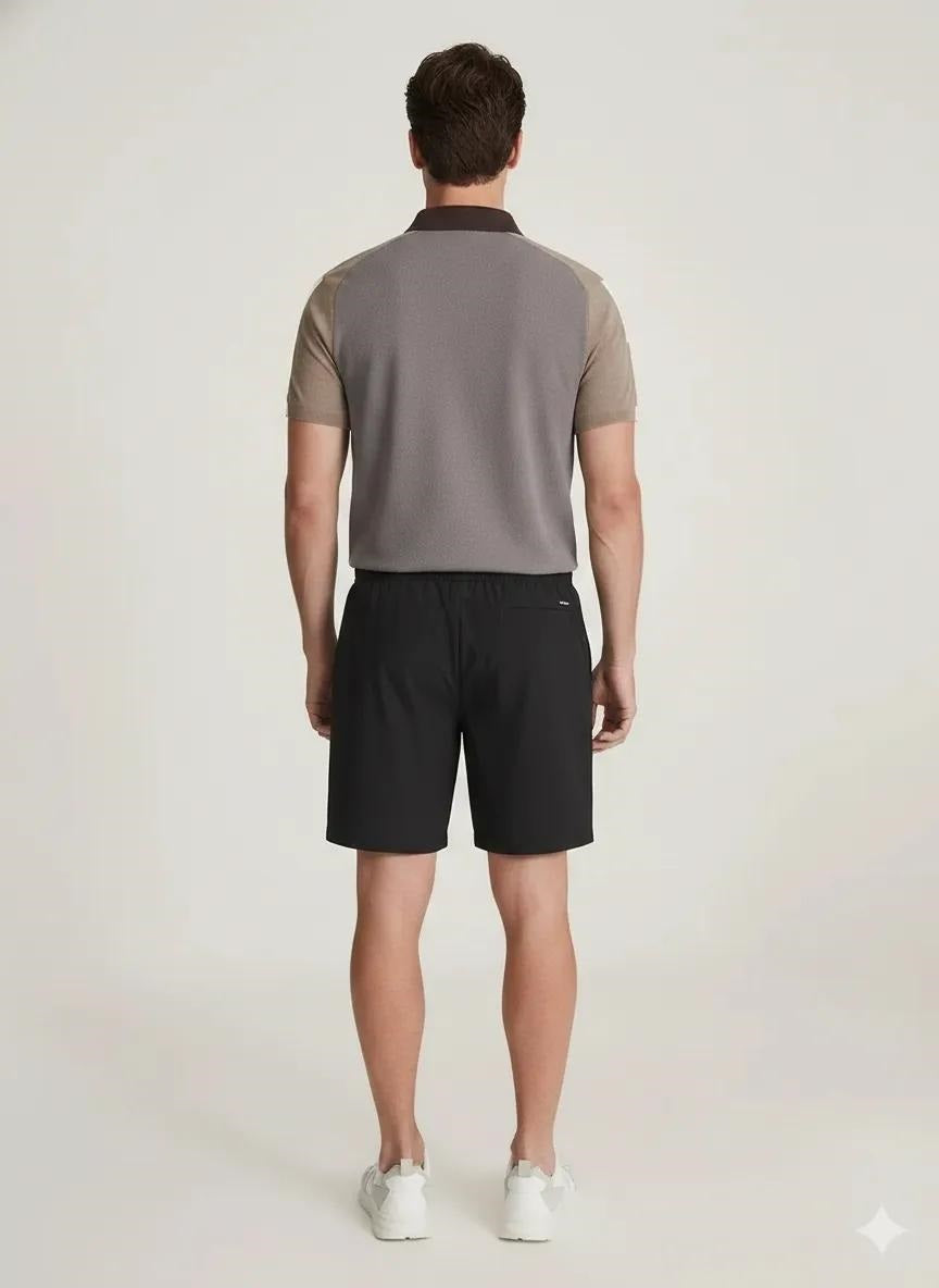 Men Black Sports Shorts