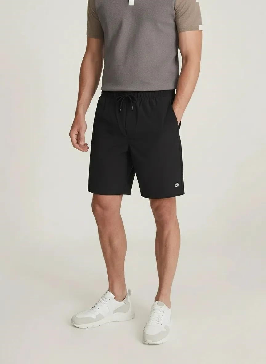 Men Black Sports Shorts