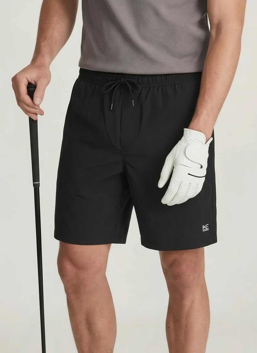 Men Black Sports Shorts